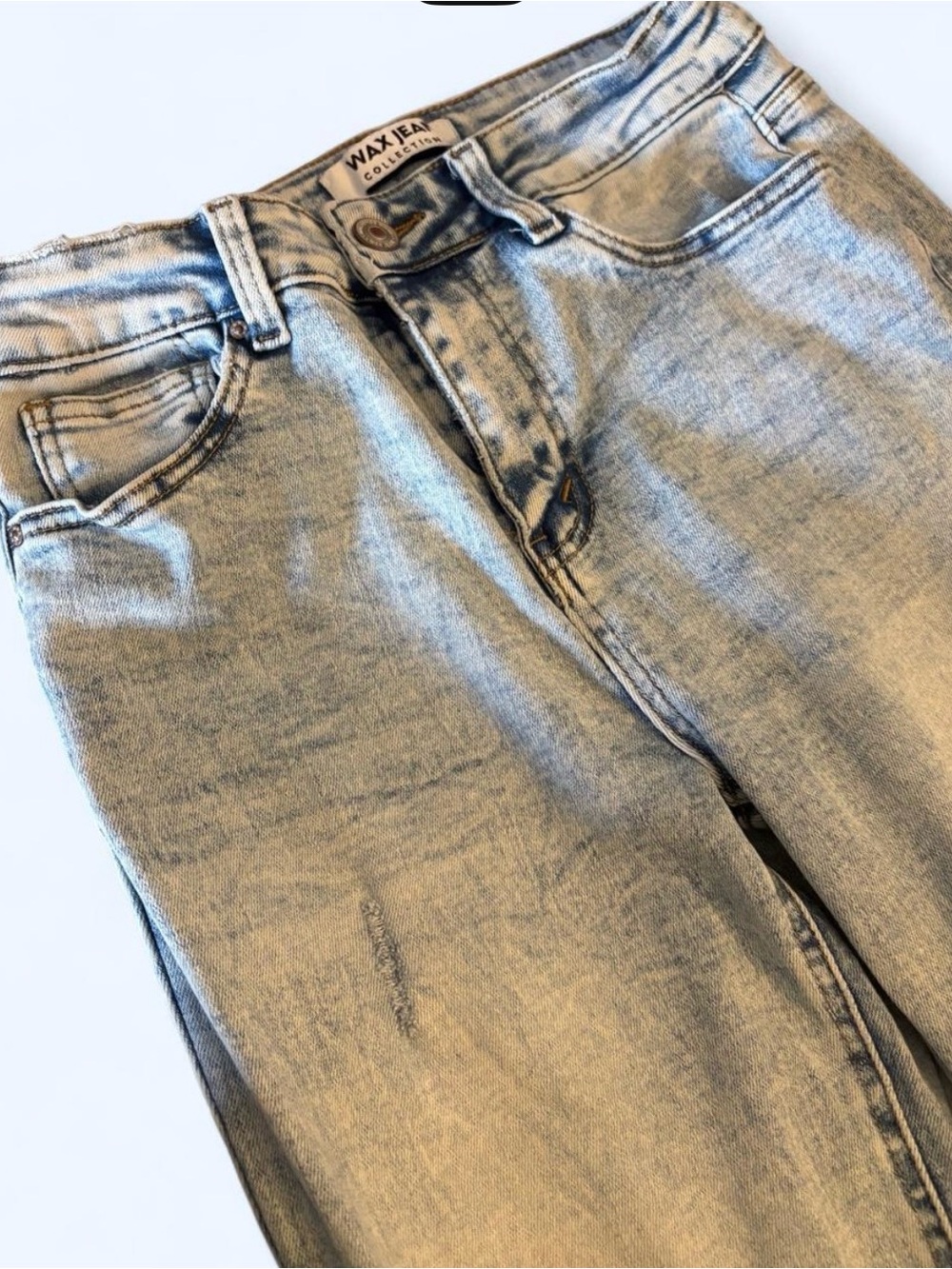 Wax Jean Collection Light Wash Mom Jeans